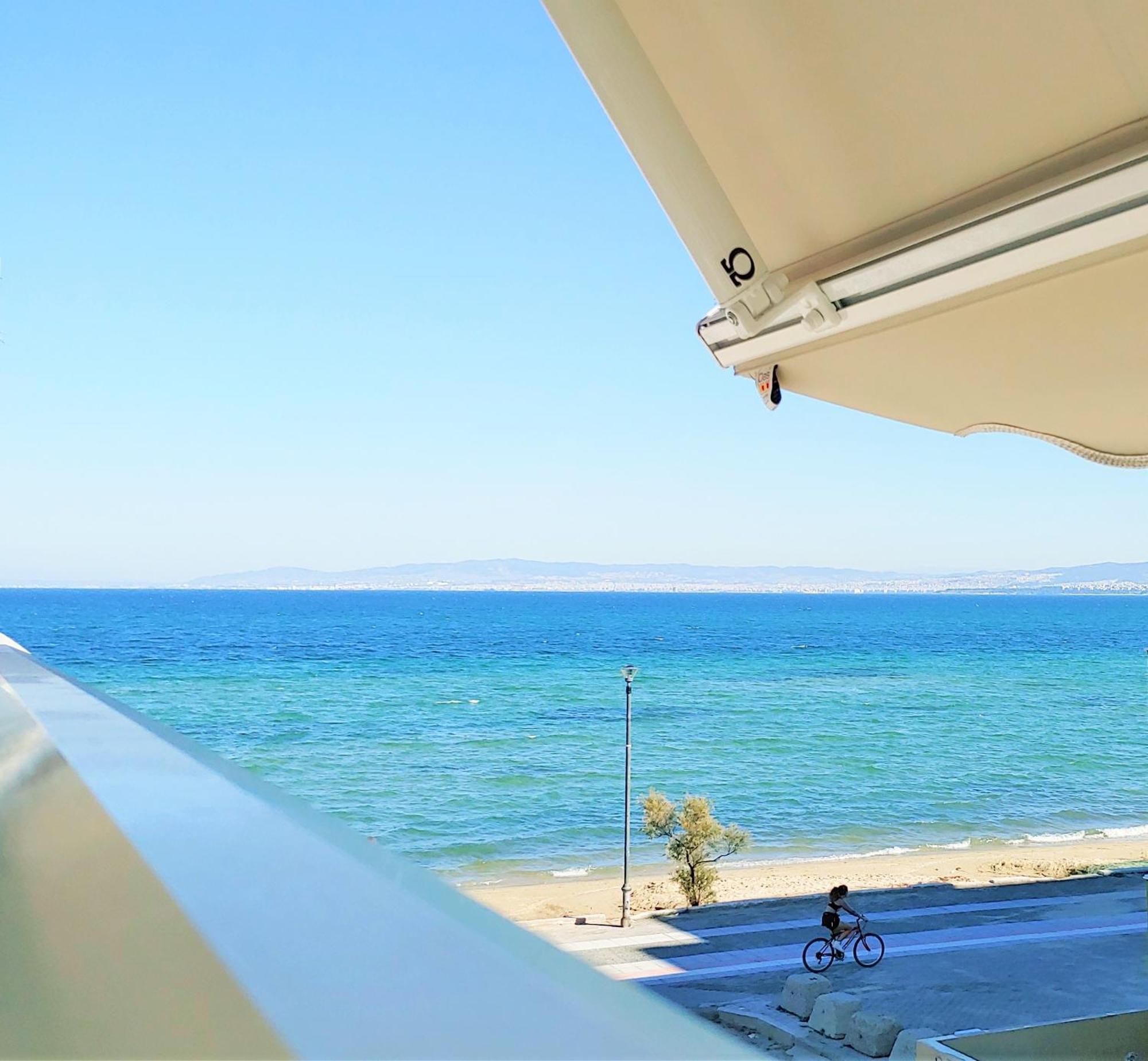 Niko'S Apartment - Beautiful Sea View Apartment ! Peraia  Ngoại thất bức ảnh